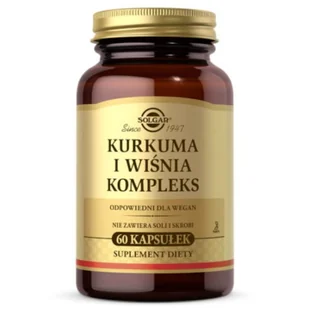 Solgar Wiśnia i Ostryż kompleks 60 kaps 033984362130 - Suplementy diety - miniaturka - grafika 1