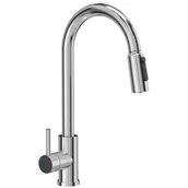 Baterie kuchenne - Bateria kuchenna Carito chrom trójdrożna z wyciąganą wylewką Quadron - miniaturka - grafika 1