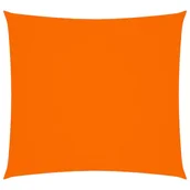 Parasole ogrodowe - vidaXL Żagiel ogrodowy, tkanina Oxford, kwadrat, 4x4 m, pomarańczowy 135689 - miniaturka - grafika 1