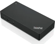 Stacje dokujące i replikatory portów - Lenovo 03X7609 stacja dokująca Przewodowa USB 3.2 Gen 2 (3.1 Gen 2) Type-A Czarny - miniaturka - grafika 1