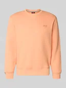 Bluzy męskie - Bluza z okrągłym dekoltem i wyhaftowanym logo - miniaturka - grafika 1