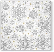 Folia, papier śniadaniowy, serwetki - Art-Pol Pl Serwetki Glowing Stars Silver 221706 - miniaturka - grafika 1
