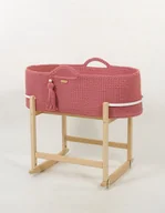 Łóżeczka i kojce - Kosz Mojżesza BOHO Handmade z kołyską - blossom - miniaturka - grafika 1