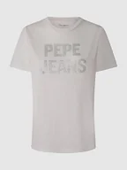 Koszulki i topy damskie - Pepe Jeans Koszulka w kolorze białym - miniaturka - grafika 1