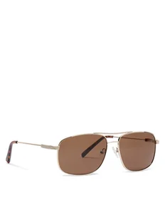 Guess Okulary przeciwsłoneczne GF0205 32E Złoty - Okulary przeciwsłoneczne - miniaturka - grafika 1