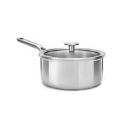 Garnki - KitchenAid Rondel z pokrywką 3-warstwowy stalowy 1,5l KitchenAid CC003256-001 - miniaturka - grafika 1