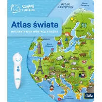 Albi Czytaj z Albikiem Interaktywny Atlas Świata Mówiąca Książka 5286-uniw - Zabawki interaktywne dla dzieci - miniaturka - grafika 1