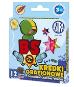 Kredki, ołówki, pastele i pisaki - Kredki grafionowe BS, 12 kolorów - miniaturka - grafika 1
