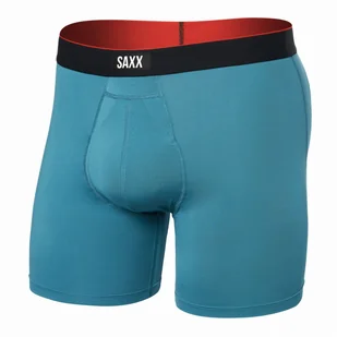 Bokserki Saxx Multi-Sport Mesh Boxer Brief Fly Rozmiar: XL / Kolor: niebieski - Majtki męskie - miniaturka - grafika 1