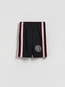 Spodnie i spodenki dla chłopców - Reserved - Szorty Inter Miami CF - czarny - miniaturka - grafika 1