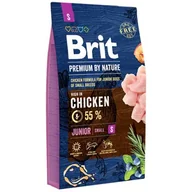 Mokra karma dla psów - Brit Premium By Nature Junior S Small 3kg - miniaturka - grafika 1