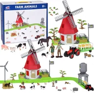 Figurki dla dzieci - Figurka Jokomisiada SERIA ZWIERZĘTA FARMA Zestaw WIATRAK młyn 101ele figurki ZA5688 - miniaturka - grafika 1
