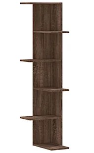 Elegancka półka ścienna brązowy dąb Dąb K4-L25 - Półki do salonu Elegancka półka ścienna brązowy dąb Dąb K4-L25 - Półki do salonu - miniaturka - grafika 1