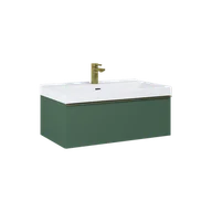 Szafki łazienkowe - ELITA LOOK 80 1S FOREST GREEN MATT PDW  SZAFKA WISZĄCA 168560 - miniaturka - grafika 1