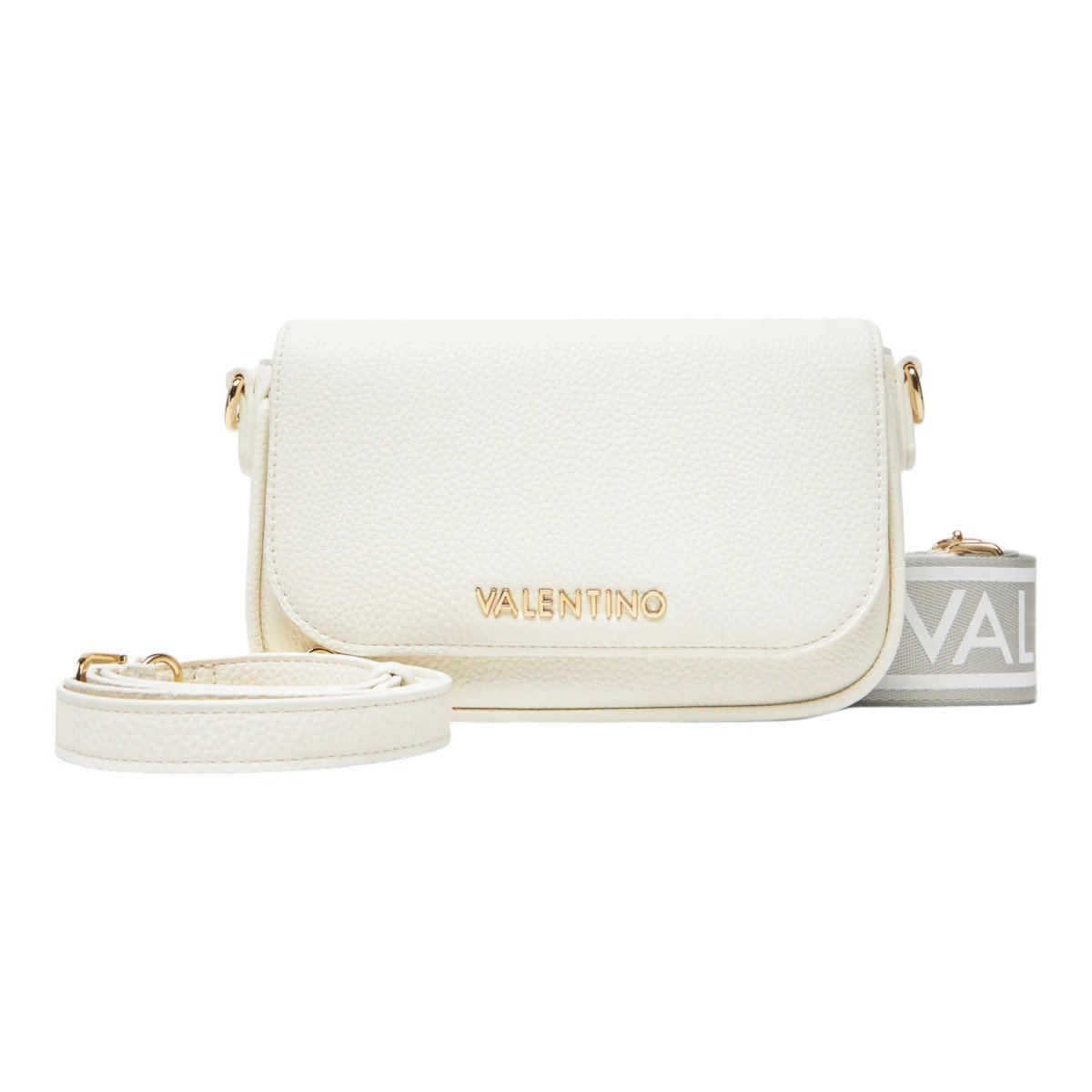 VALENTINO TOREBKA DAMSKA MIRAMAR FLAP BAG BIAŁA