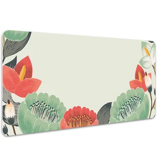 Duża mata na biurko Kwitnące kwiaty 100x50 cm - Podkładki na biurko Duża mata na biurko Kwitnące kwiaty 100x50 cm - Podkładki na biurko - miniaturka - grafika 1