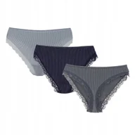 Majtki damskie - 3x Koronkowe FIGI MAJTKI DAMSKIE w Kropki MORAJ r. L - miniaturka - grafika 1