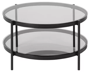 Stolik Bayonne Glass/black - Ławy i stoliki kawowe - miniaturka - grafika 1
