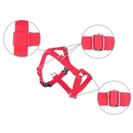 Szelki dla psów - AMIPLAY - Szelki regulowane SAMBA GUARD 16-25 x 25-32 x 1 cm czerwone XS - miniaturka - grafika 1