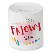 Skarbonki - Skarbonka 330 ml Dla Elizy Córki Dziecka Prezent z Nadrukiem ze Zdjęciem + Opakowanie na prezent (wzór 03) - miniaturka - grafika 1