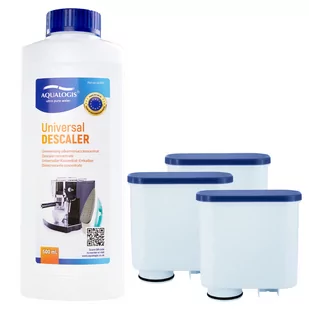 Zestaw Philips Saeco - AL-Clean 3szt, Uniwersalny Odkamieniacz 500ml - Akcesoria i części do ekspresów do kawy - miniaturka - grafika 1