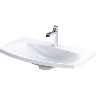 ORISTO Umywalka meblowa LOUIS 82 cm BIAŁY KONGLOMERAT UME-LU-82-92 - Umywalki - miniaturka - grafika 2