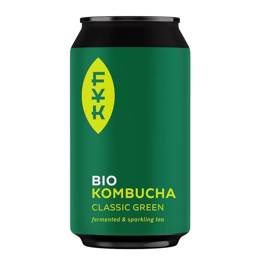 Kombucha Herbata Zielona Bezglutenowa BIO 330 ml - Forever Young Kombucha