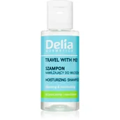 Szampony do włosów - DELIA Cosmetics Travel With Me! Szampon nawilżający do włosów, 50 ml - miniaturka - grafika 1