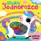 Książki edukacyjne - Książeczka z cekinami. Słodkie jednorożce - miniaturka - grafika 1
