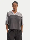 Koszulki i topy damskie - adidas T-Shirt Stadium KC4977 Szary Loose Fit - miniaturka - grafika 1