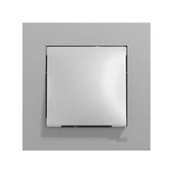 Wyłączniki światła i elektryczne - Schneider Electric Włącznik pojedynczy schodowy Miluz Ed aluminum - miniaturka - grafika 1