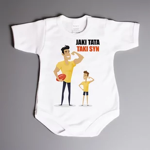 Jaki tata, taki syn - bodziak - Body - miniaturka - grafika 1