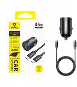 Ładowarki samochodowe - Ładowarka TelForceOne Baseus PrimeTrip VP2 Ładowarka Samochodowa 45W Czarny - miniaturka - grafika 1