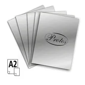 Szkolne artykuły papiernicze - Brystol Protos A2 Srebrny 20k [mm:] 430x610 (1051) - miniaturka - grafika 1