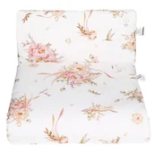 Pościel dla dzieci - Kołderka bambusowa 100 x 75 ROSE GOLD FLOWERS - miniaturka - grafika 1