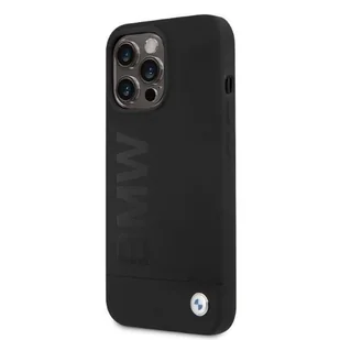 Etui BMW BMHMP13LSLBLBK iPhone 13 Pro / 13 6,1" czarny/black hardcase Silicone Signature Logo Magsafe - Etui i futerały do telefonów - miniaturka - grafika 2