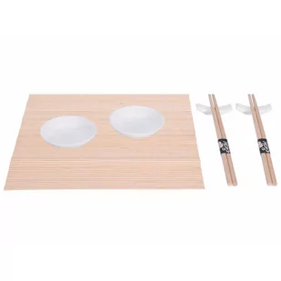 Sushi Excellent Housewear Zestaw do 7 elementów beżowo biały DD.14219 - Zestawy do sushi - miniaturka - grafika 1