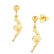 Kolczyki - MYNESS Kolczyki z rewolwerem /943/ - miniaturka - grafika 1