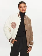 Kurtki męskie - Mercer Amsterdam Kurtka bomber Unisex The All Out Varsity MEAP231007 Beżowy Regular Fit - miniaturka - grafika 1