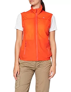 Kamizelki damskie - Schöffel kamizelka damska Windbreaker L1, mandarin red, 34 - grafika 1