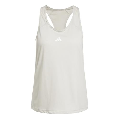 adidas Kobiety Train Essentials Minimal Branding Racerback Tank Top, wonder alumina/white, XL