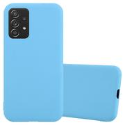 Etui i futerały do telefonów - Pokrowiec Do Samsung Galaxy A52 (4G / 5G) / A52s Etui w CANDY NIEBIESKI TPU Silikon Obudowa Case Cover Ochronny Plecki Cadorabo - miniaturka - grafika 1