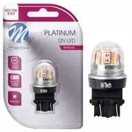 Żarówki samochodowe - Żarówka P27/7w Led Retrofit Czerwona 12/24v Canbus 3157 Red - miniaturka - grafika 1