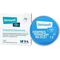 Wzrok i słuch - Demoxoft, kompres termiczny na oczy, welokrotnego użytku, 1 sztuka - miniaturka - grafika 1