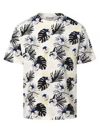 Koszulki męskie - Jack & Jones - T-shirt męski  JORTulum, biały|wielokolorowy - miniaturka - grafika 1