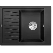 Zlewozmywaki - Blanco ELON 45 S Silgranit PuraDur Antracyt odwracalny InFino kratka ociekowa 524824 - miniaturka - grafika 1