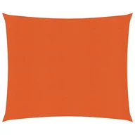 Parasole ogrodowe - vidaXL Żagiel przeciwsłoneczny, 160 g/m, pomarańczowy, 2x2,5 m, HDPE vidaXL - miniaturka - grafika 1