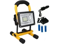 Pozostałe akcesoria do telefonów - Halogen Przenośny Led Akumulatorowy Lampa Smd 30W - miniaturka - grafika 1