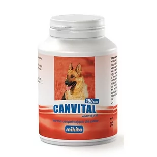 Mikita Canvital + Karnityna 150 tabletek PIES - Suplementy i witaminy dla psów - miniaturka - grafika 1