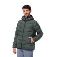 Kurtki i kamizelki sportowe męskie - Męska kurtka puchowa Jack Wolfskin COLONIUS JKT M slate green - S - miniaturka - grafika 1